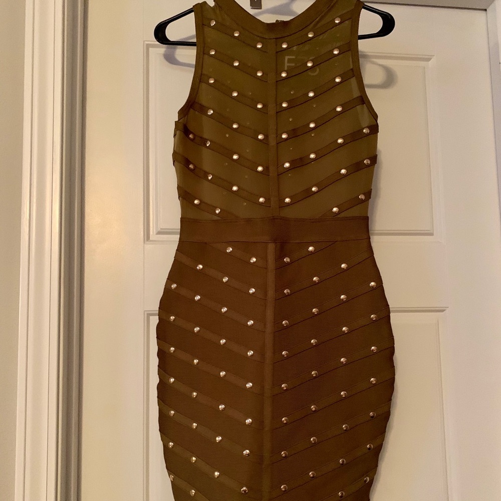 Olive green Hera dress